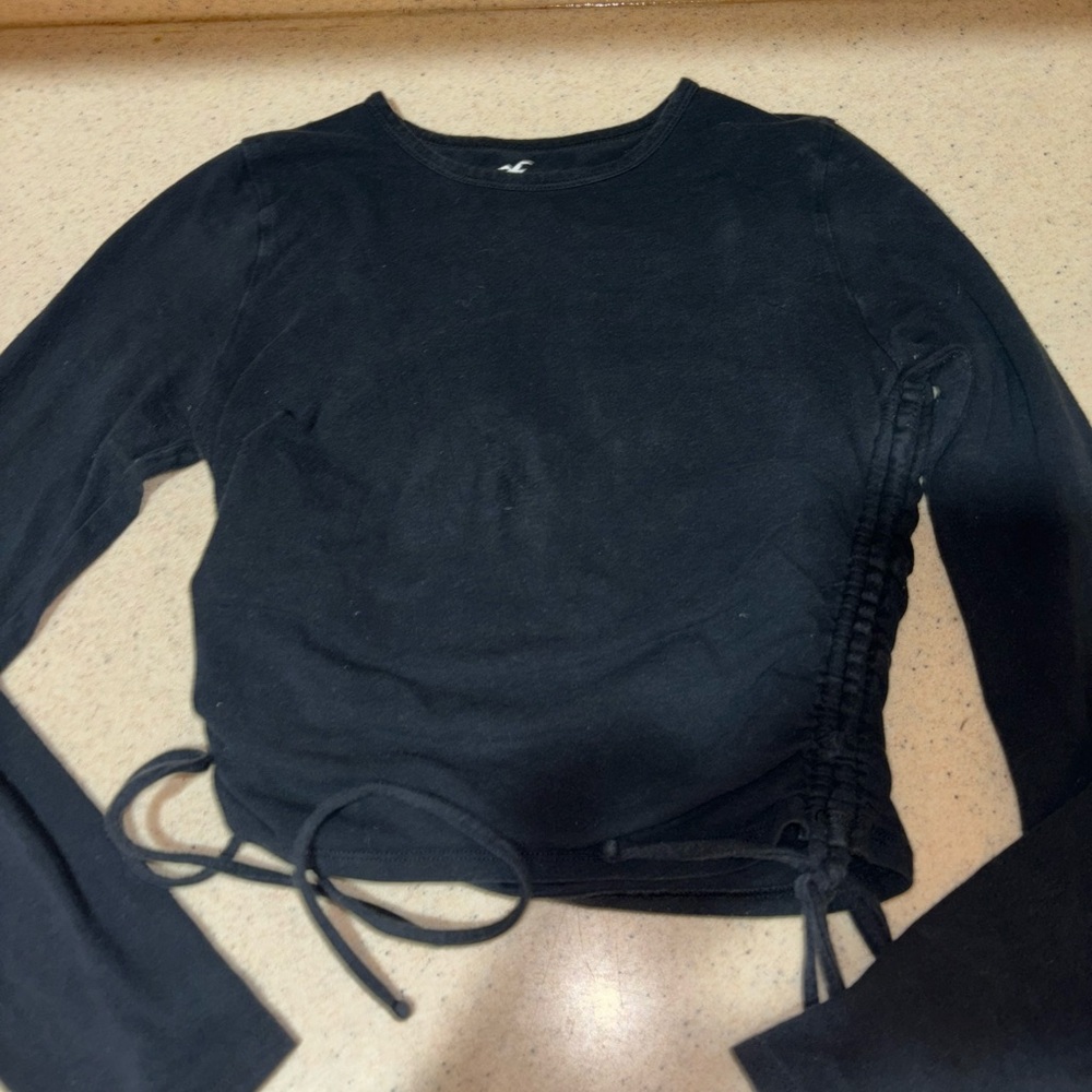 Hollister Black Long Sleeve Top